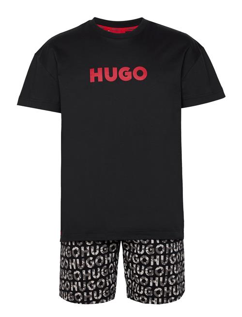 HUGO Camo Logo Short Set HUGO Black