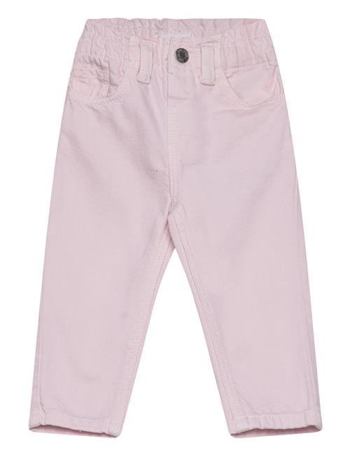 Se Mango Paperbag Jeans Mango Pink ved Booztlet