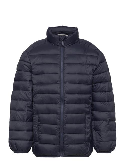 Se Mango Quilted Jacket Mango Navy ved Booztlet