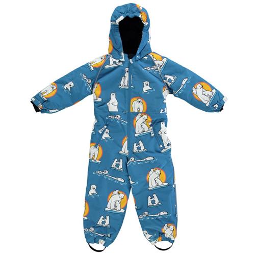 Småfolk Flyverdragt Polar Bears Solid Blue | Blå | 4-5 years