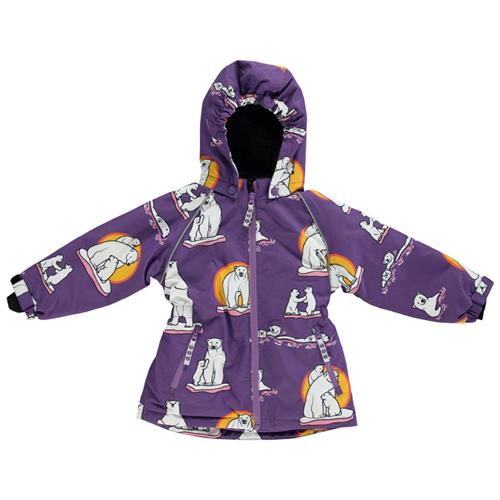 Småfolk Vinterjakke Polar Bears Purple Heart | Lilla | 4-5 years