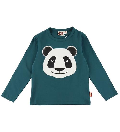 Se DYR-Cph Bluse - Dyrroar - Dark Slate Panda ved KidsWorld