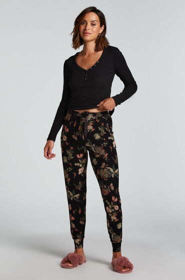 Hunkemöller Tall pyjamasbukser sort