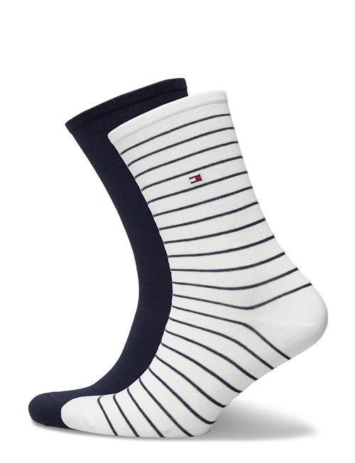 Tommy Hilfiger Th Women Sock 2P Small Stripe Tommy Hilfiger White