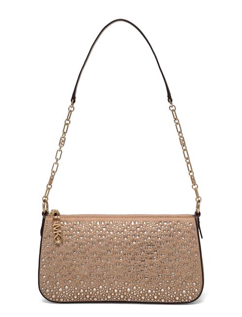 Se Michael Kors Md Chain Pouchette Michael Kors Beige ved Booztlet