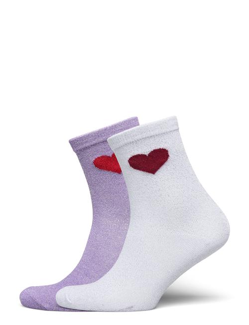 Se Pieces Pcriva Socks 2 Pack Pieces Patterned ved Booztlet