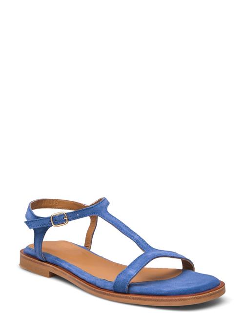 Se ANGULUS Sandals - Flat ANGULUS Blue ved Booztlet