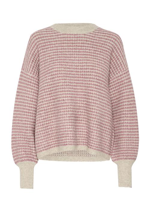 Se Kaffe Kaellery Knit Pullover Kaffe Pink ved Booztlet