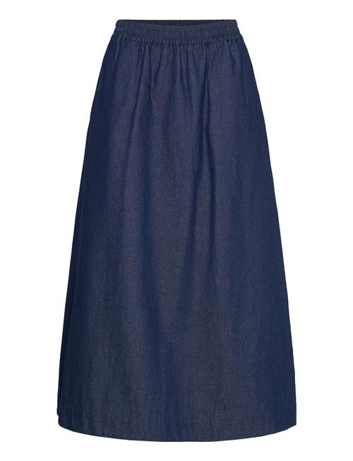 Cc Heart Ari Long Skirt Coster Copenhagen Navy