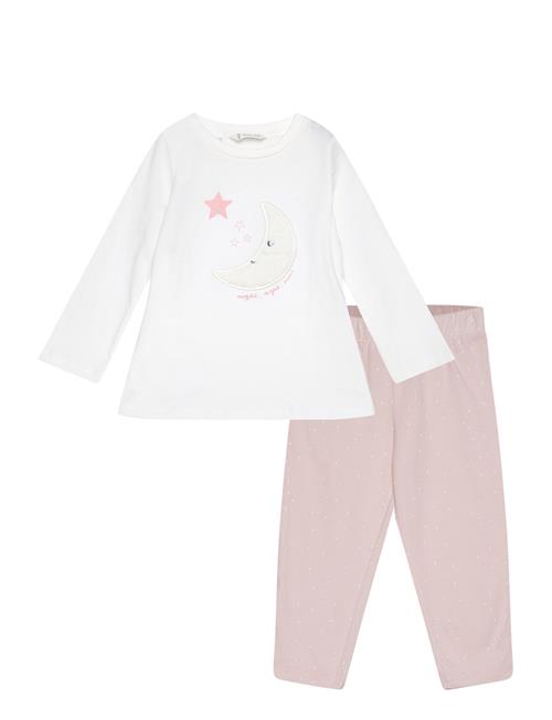 Mango Long Moon Pyjamas Mango Pink