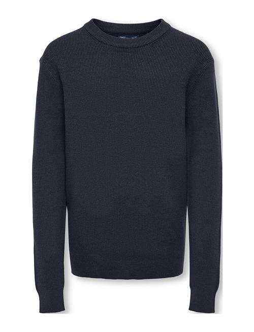 Kobphil Crew Neck Pullover L/S Knt Kids Only Navy