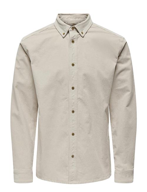 ONLY & SONS Onsmichael 18W Reg Cord Stretch Ls Noos ONLY & SONS Beige