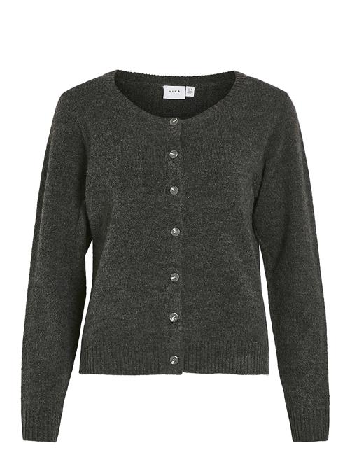 Se Vila Viheidi L/S Cardigan/Ka Vila Grey ved Booztlet