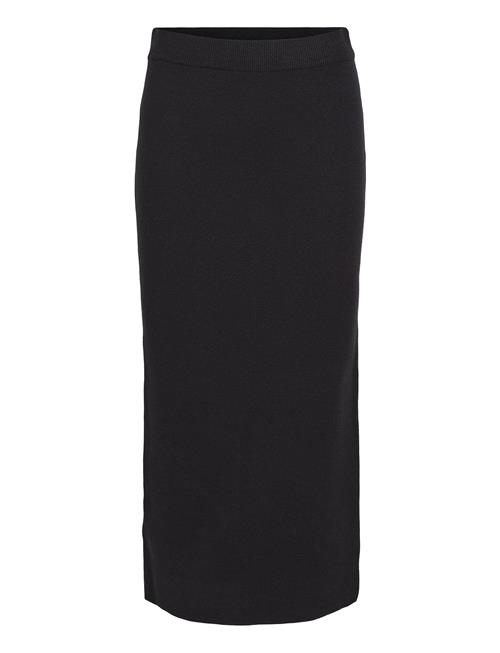 Objreynard Hw Knit Skirt Noos Object Black