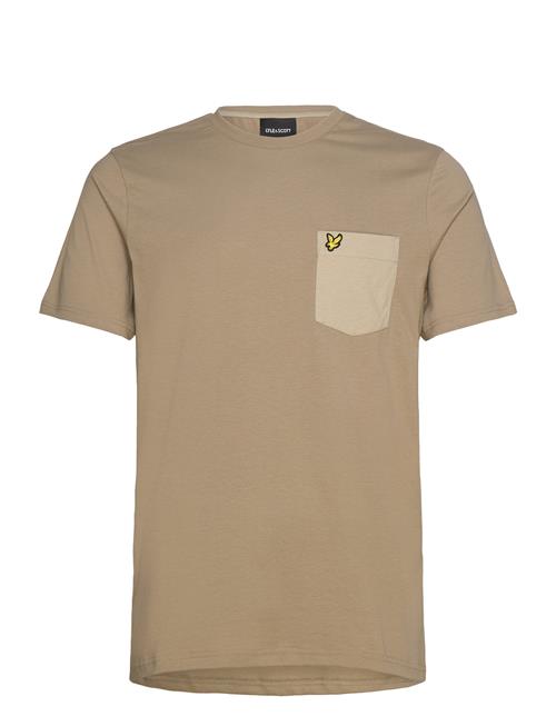 Lyle & Scott Tonal Pocket T-Shirt Lyle & Scott Beige