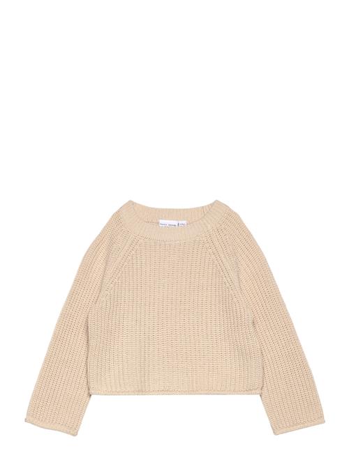 Se name it Nmfvenja Ls Loose Short Knit Name It Beige ved Booztlet