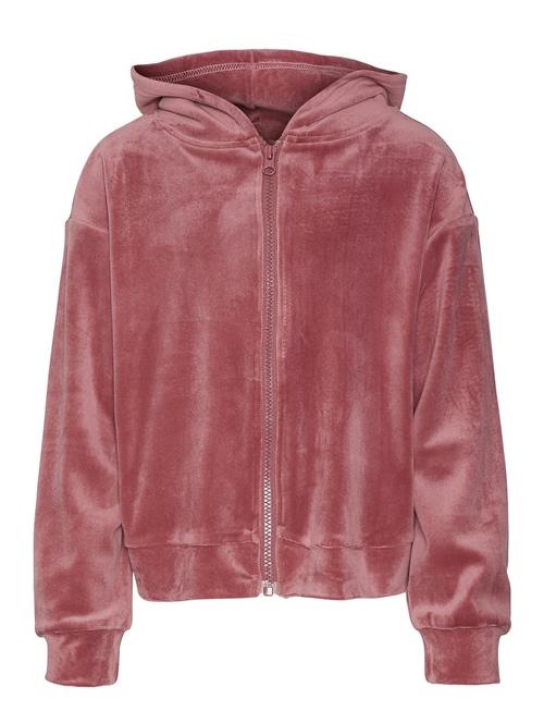 Se Vero Moda Girl Vmathena Ls Zip Hoodie Jrs Girl Vero Moda Girl Pink ved Booztlet