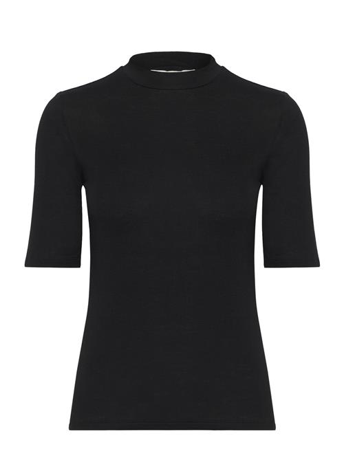 Mango Turtleneck Long-Sleeved T-Shirt Mango Black