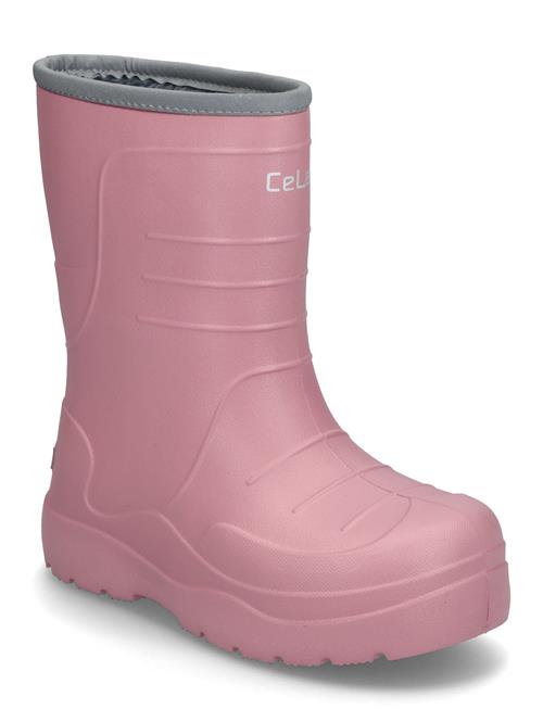 CeLaVi Thermal Wellies - Embossed CeLaVi Pink