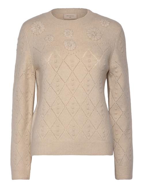 Se FREE/QUENT Fqstokke-Pullover FREE/QUENT Beige ved Booztlet