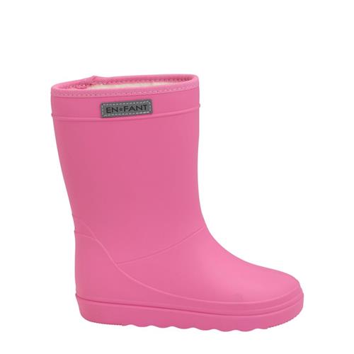 Se EnFant Thermo Boots Solid  Carmine Rose | Lyserød | 25 EU ved Babyshop