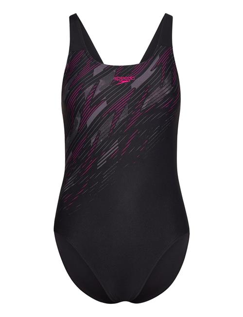 Speedo Womens Hyperboom Placement Muscleback Speedo Black