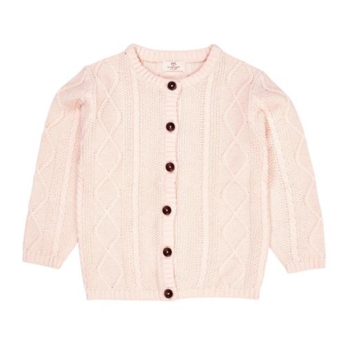 Copenhagen Colors Knitted Cardigan  Soft Pink | Lyserød | 92 cm