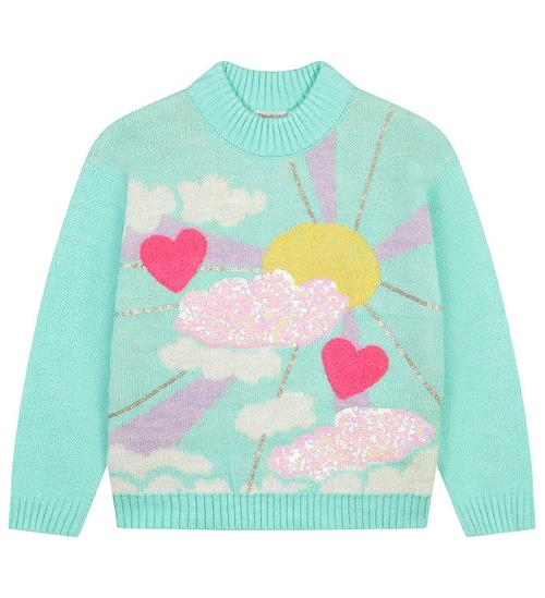 Se Billieblush Billieblush Bluse - Strik - Mintgrøn ved KidsWorld