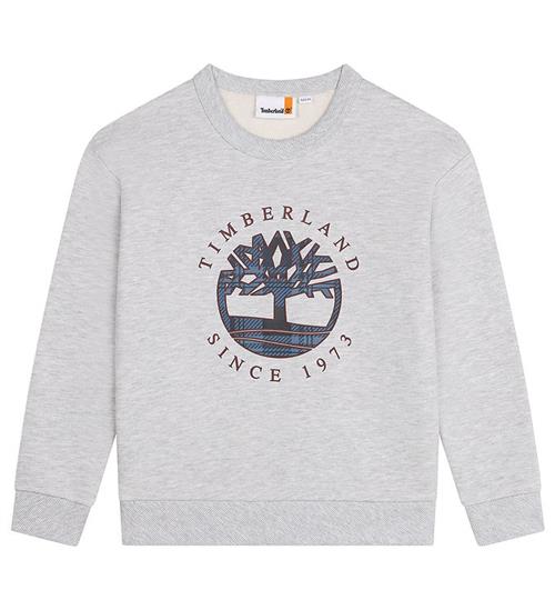 Se Timberland Sweatshirt - Chine Grey ved KidsWorld