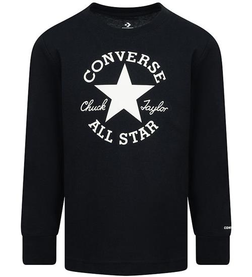 Se Converse Bluse - Essentials - Sort ved KidsWorld