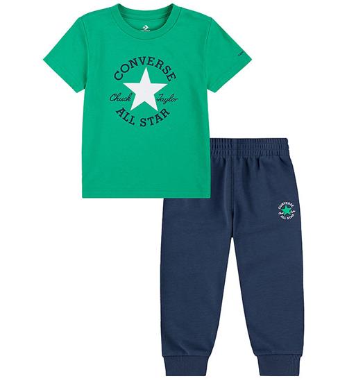 Se Converse Converse T-shirt/Sweatpants - Dissected - Converse Navy ved KidsWorld