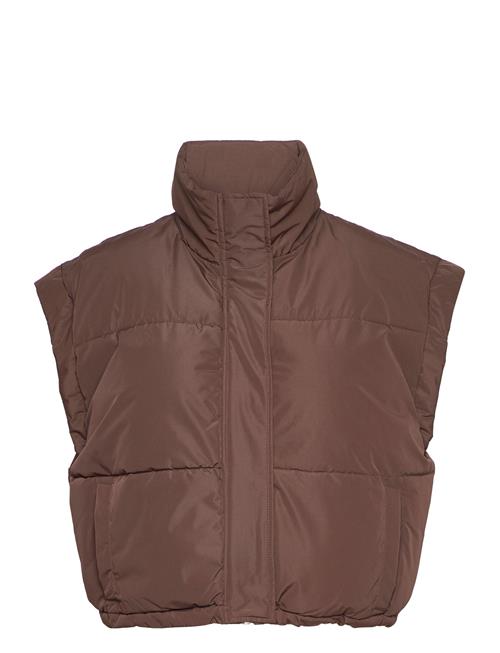 Alexis Short Puffer Vest 3 Minus Brown