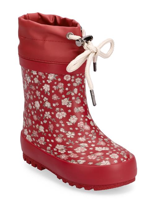 Wheat Thermo Rubber Boot Print Wheat Red