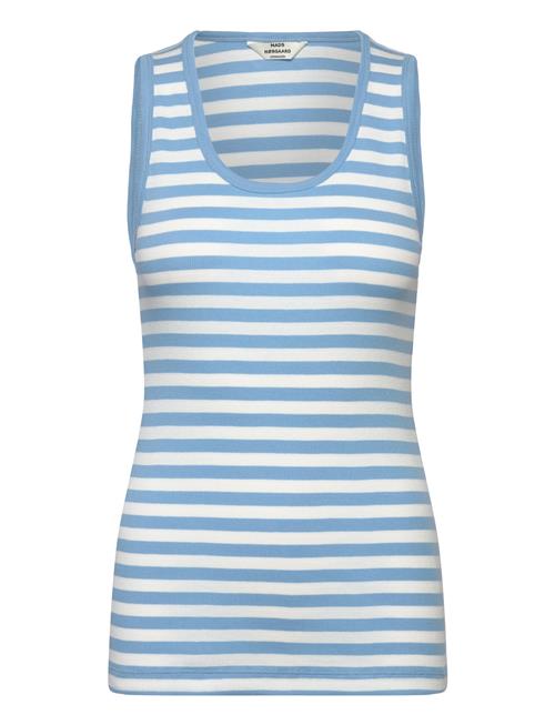 2X2 Cotton Stripe Amour Tank Top Mads Nørgaard Blue