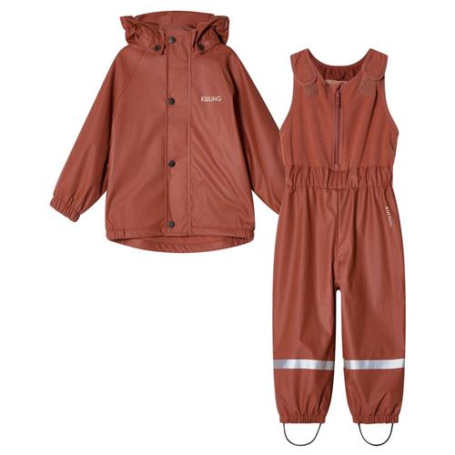 Se Kuling Ottawa Genanvendt Regnsæt Warm Sienna | Brun | 98/104 cm ved Babyshop