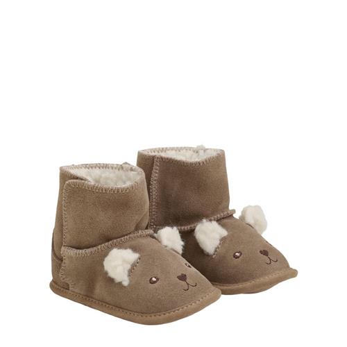 Se EnFant Boots Suede Animal  Pine Bark | Brun | 20-21 EU ved Babyshop