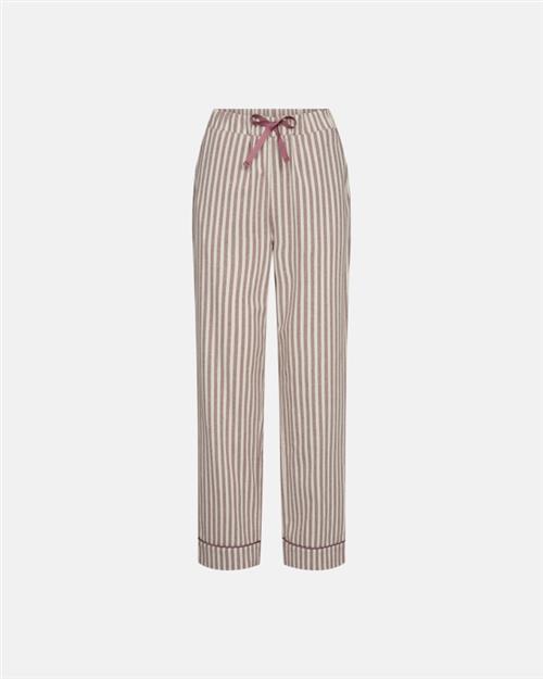 Natbukser "flannel" | 100 økologisk bomuld | Stribet rosa