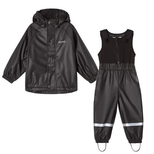Kuling Ottawa Foret Regnsæt Always Black 86/92 cm  Sort  86/92 cm  Unisex