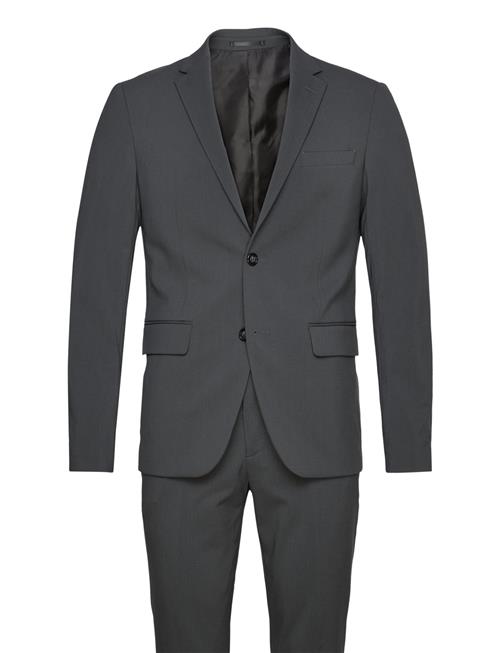 Se Lindbergh Plain Mens Suit - Normal Lenght Lindbergh Grey ved Booztlet