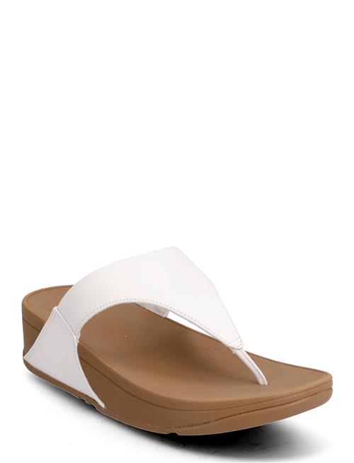 FitFlop Lulu Leather Toepost FitFlop White