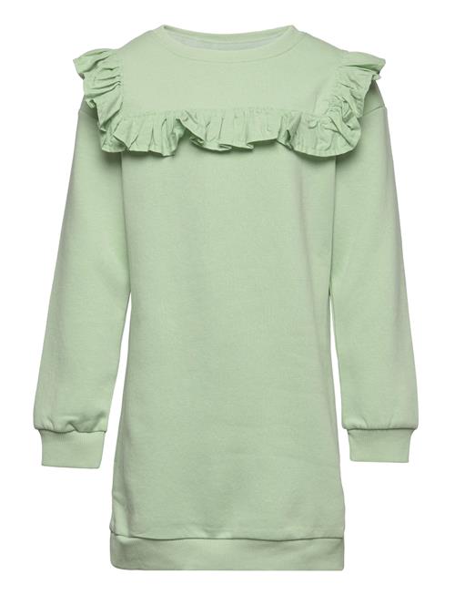 Kids Only Kogofelia L/S Frill Dress Bo Swt Kids Only Green