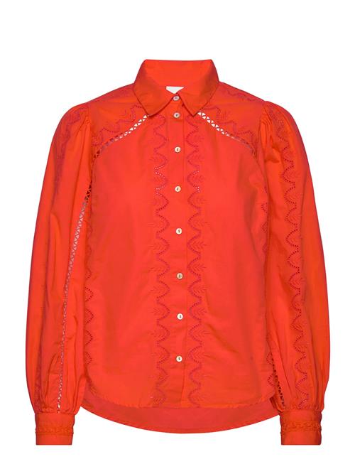 YAS Yaskenora Ls Shirt S. YAS Orange