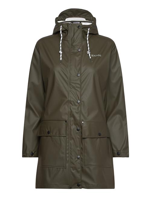 Se Exani Rain Coat W Exani Khaki ved Booztlet