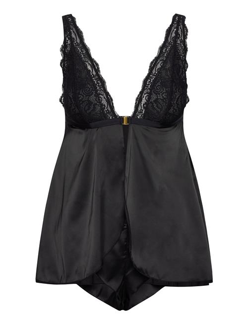 Se Hunkemöller Bd Satin Lace Mariah Hunkemöller Black ved Booztlet