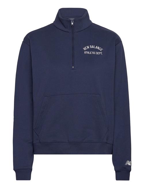 Se New Balance Sportswear's Greatest Hit Quarter Zip New Balance Navy ved Booztlet