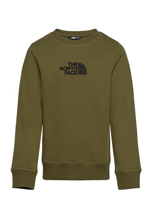 Se The North Face B Drew Peak Light Crew The North Face Khaki ved Booztlet