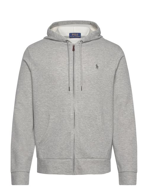 Se Polo Ralph Lauren Double-Knit Mesh Full-Zip Hoodie Polo Ralph Lauren Grey ved Booztlet