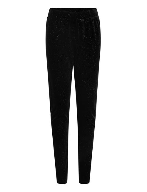 Se Juicy Couture Glitter Velour Legging Juicy Couture Black ved Booztlet