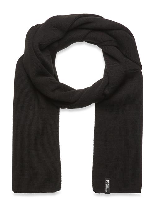 Jack Wolfskin Rib Scarf Jack Wolfskin Black