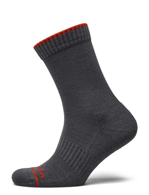 Se Jack Wolfskin Hike Merino Sock Cl C Jack Wolfskin Grey ved Booztlet